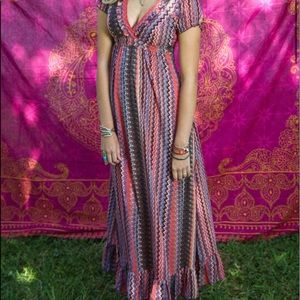 EARTHBOUND Boho Style Maxi Dress